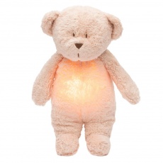Szumiący miś z lampką Organic Moonie 2.0 - Rose