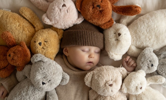 Szumiąca maskotka - prezent na babyshower