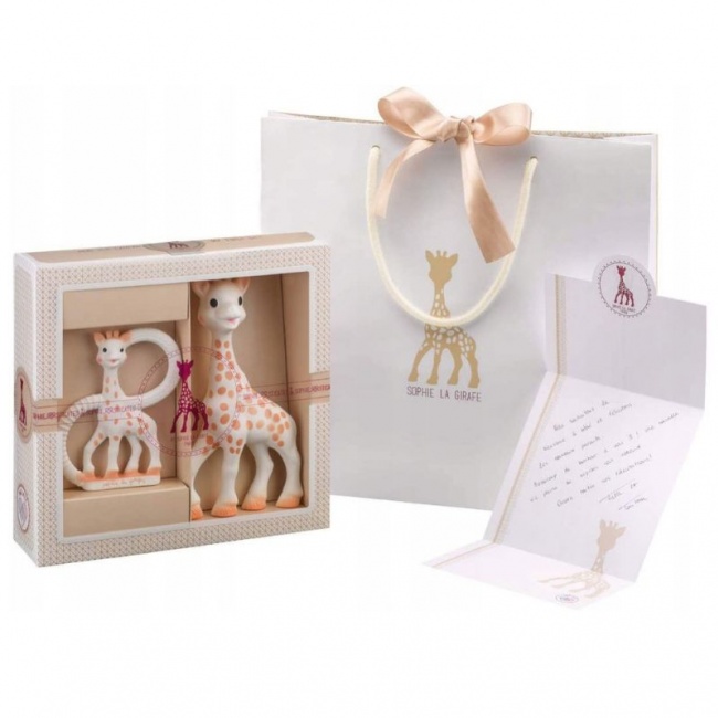 Gryzak Żyrafa Sophie Vulli - mały zestaw narodzinowy