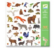Zestaw naklejek 160 szt Djeco - Fauna