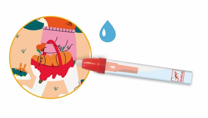 Kolorowanki wodne Djeco 4 pory roku