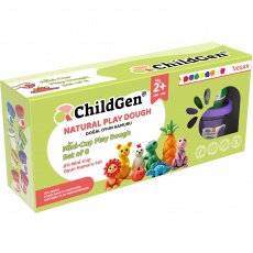 Naturalna ciastolina w eko-kubkach ChildGen - Mini Cup 8 szt.