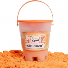 Piasek kinetyczny, 100% naturalny ChildGen - Pomarańczowy 500g