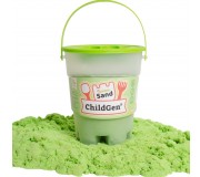 Piasek kinetyczny, 100% naturalny ChildGen - Zielony 500g