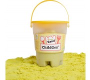 Piasek kinetyczny, 100% naturalny ChildGen - Żółty 500g