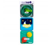 Zestaw 4 Sensorycznych Kwadratów z Kołem Zębatym PlayTab