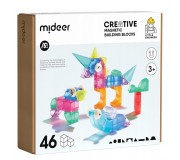 Klocki magnetyczne 3D mideer 46 el.