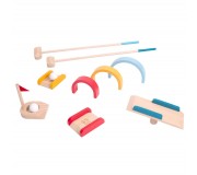 Drewniany zestaw do gry w golfa BS Toys