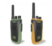 Zestaw krótkofalówek walkie talkie Kidywolf - zielono-pomarańczowe