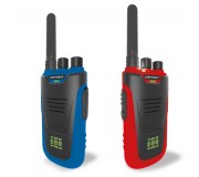 Zestaw krótkofalówek walkie talkie Kidywolf - niebiesko-czerwone