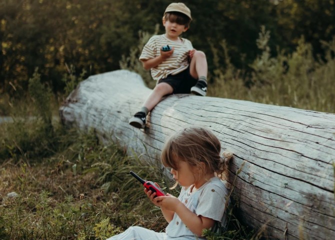 Zestaw krótkofalówek walkie talkie Kidywolf
