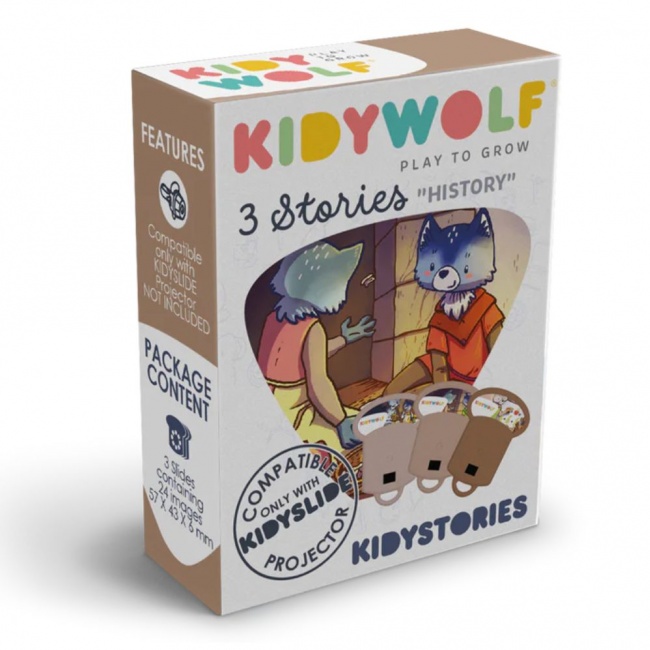 Wymienne wkłady do projektora Kidywolf - Historia