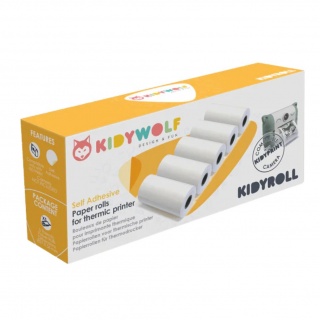 Rolki do aparatu Kidywolf - samoprzylepne 5 szt.