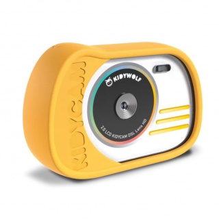 Wodoodporny aparat dla dzieci Kidywolf - żółty