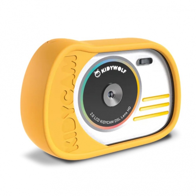 Wodoodporny aparat dla dzieci Kidywolf - żółty