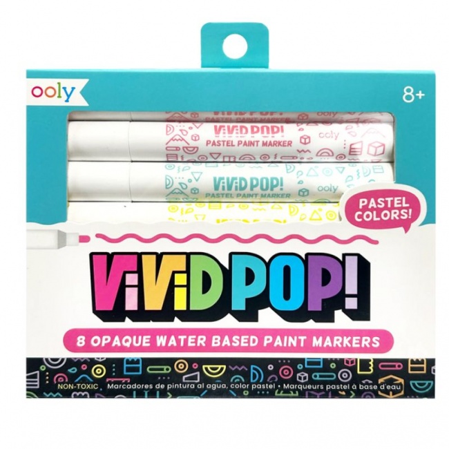 Markery Akrylowe Pastelowe Kolory Ooly - Vivid Pop 8 szt.