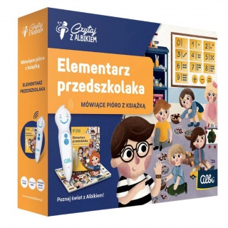 Zestaw Elementarz przedszkolaka Czytaj z Albikiem Albi z piórem