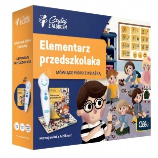 Zestaw Elementarz przedszkolaka Czytaj z Albikiem Albi z piórem