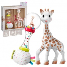 Zestaw upominkowy Żyrafa Sophie la girafe z grzechotką marakas