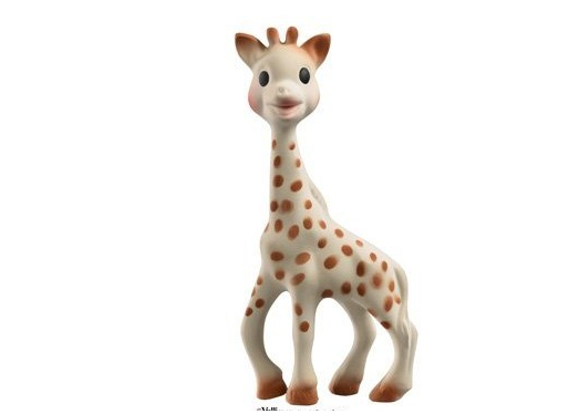 Zestaw Żyrafa Sophie i gryzak w kolorze kości słoniowej Vulli
