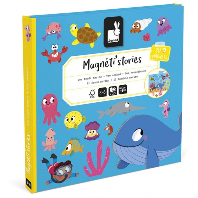 Magnetyczna układanka Magneti'stories Janod - Podwodny świat