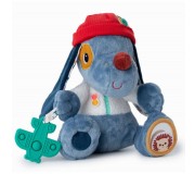 Przytulanka aktywizująca wielofunkcyjna Lilliputiens - Piesek Jules 9 m+