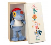 Przytulanka w ozdobnym pudełku Lilliputiens - Piesek Jules 3 m+