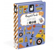 Magnetyczna układanka Magnetibook Janod - Plac budowy