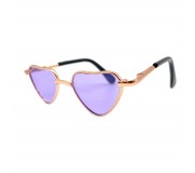 Okulary w kształcie serca dla Alpaki Inkari - Violet