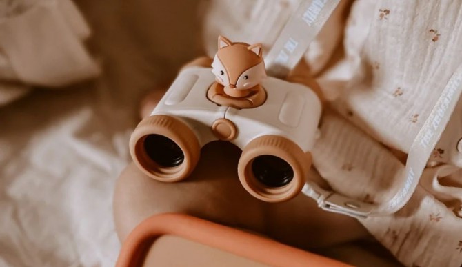 Lornetka do obserwacji The Zoofamily Zoo Eyes -Lis dla dzieci 3 lata+