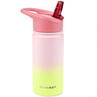 Butelka termiczna z ustnikiem 450ml Skip Hop - Ombre Pink Wander