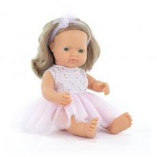 Lalka dziewczynka Miniland My Friends & Me - Europejka Ciemny Blond 38 cm