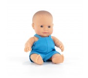 Lalka chłopiec Miniland Baby Doll My Friends & Me - Europejczyk 21 cm