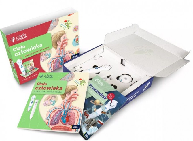 Zestaw Ciało Człowieka Czytaj z Albikiem Albi z piórem