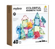 Klocki magnetyczne mideer - Zwierzęta 40 el.