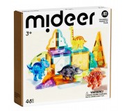 Klocki magnetyczne mideer - Dinozaury 48 el.