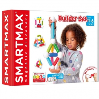 Klocki magnetyczne Smart Max Builder IUVI Games - 20 szt.