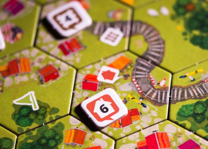 Gra planszowa kooperacyjna IUVI Games - Dorfromantik