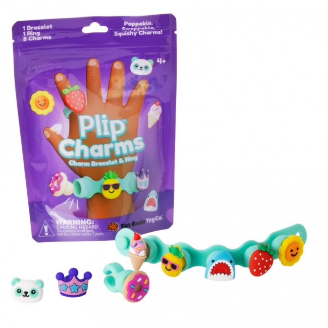 Zestaw biżuterii Plip Charms Fat Brain Toys - Turkusowy