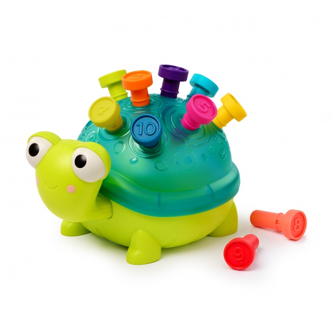 Interaktywny żółw edukacyjny - do nauki liczenia i kolorów B. Toys - Teaching Turtle Zielony