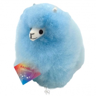 Puszysta maskotka Alpaka Inkari Rainbows - Baby Blue 15 cm