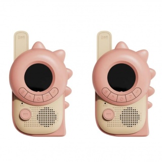 Walkie Talkie dla dzieci The Zoofamily - Dinozaur różowy