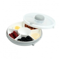 Pojemnik na przekąski Snack Spinner Gobe - Grey