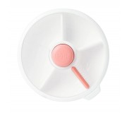 Duży pojemnik na przekąski Snack Spinner Gobe - Coral Pink