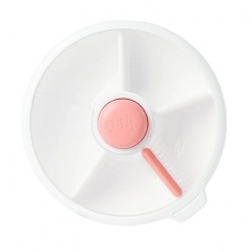 Duży pojemnik na przekąski Snack Spinner Gobe - Coral Pink