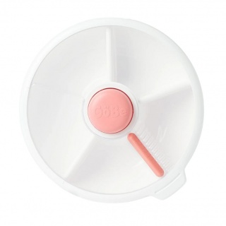 Duży pojemnik na przekąski Snack Spinner Gobe - Coral Pink