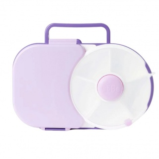 Śniadaniówka dla dzieci Lunchbox Snack Spinner 2w1 Gobe - Grape Purple