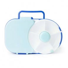 Śniadaniówka dla dzieci Lunchbox Snack Spinner 2w1 Gobe - Blueberry Blue