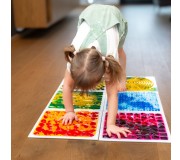 Ścieżka sensoryczna Tullo - sensoryczne płytki z cieczą fakturowe 30 cm 4 szt.