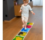 Ścieżka sensoryczna Tullo - sensoryczne płytki z cieczą fakturowe 30 cm 6 szt.